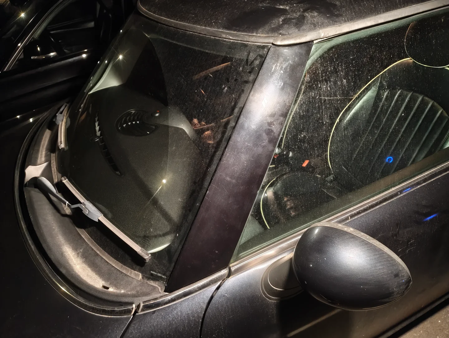 Nearside A-Pillar trim