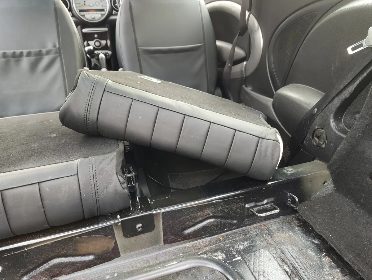 One rear seat back