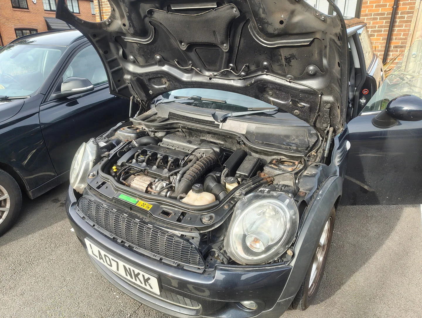 Bonnet open